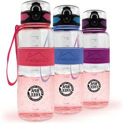 Leak Proof BPA Free Sports Drinking Water Bottle with Carry 