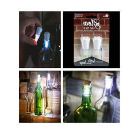 Glow Corks Light Up Bottle Accessory Pack Of 2