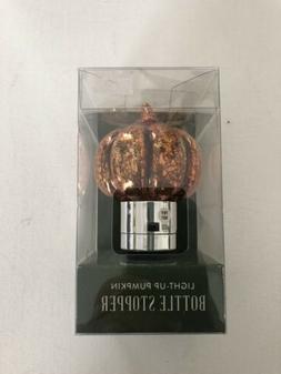 Sur La Table Light Up Pumpkin Bottle Stopper, New In Box
