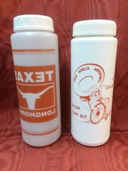 LONGHORNS UT Plastic Sport Water Bottle with Flexible Straw