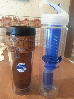 Coffee Drink Bottles - One With Ford Logo & Filter