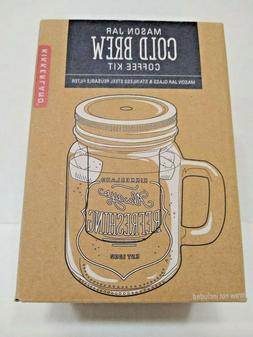 Mason Jar Cold Brew Coffee Kit
