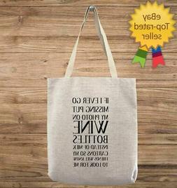 Missing Photo Wine Bottle Custom Customizable Personalized G