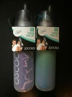 O2Cool Mist 'N Sip 20 oz Locking Lid Water Bottle
