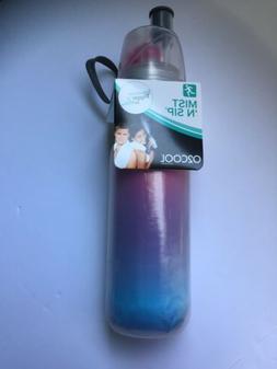 O2Cool Mist 'N Sip 20 oz Locking Lid Water Bottle- Ombr&eacute; Pi