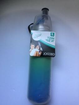 O2Cool Mist 'N Sip 20 oz Locking Lid Water Bottle- Ombr&eacute; Gr
