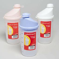 Mixer/shaker 16 Oz 500 ML Bottle 3 Color Lids With Frosted B