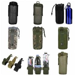 Outdoor Tactical Molle Water Bottle Bag Military Hiking Belt