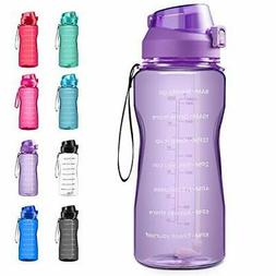 4AMinLA Motivational Water Bottle 2.2L/64oz Half Gallon Jug 