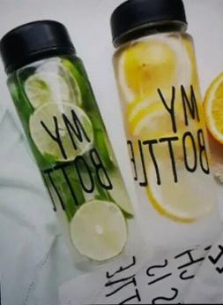 My Bottle Sports Water Bottle with Canvas Travel Bag 