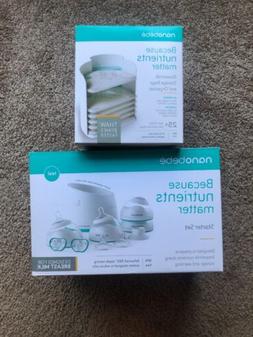 Nanobebe Bottle Newborn Feeding Starter Set New  WITH STORAG