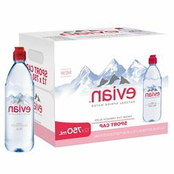 Evian Natural Spring Water Naturally Filtered Spring Water -