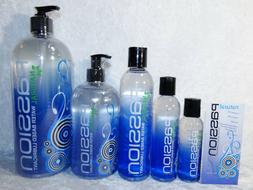 Passion Natural Water Based Lubricant Bottle Lube .25oz 2oz 