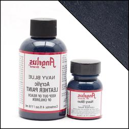 Angelus Navy Blue leather paint 1 oz. bottle