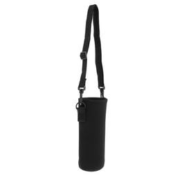 Neoprene Water Bottle Carrier Holder Pouch With Adjustable S