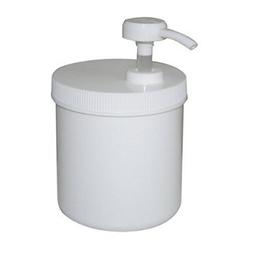 NEW! 16oz EMPTY MASSAGE OIL/LOTION/CREAM PUMP JAR BOTTLE WIT