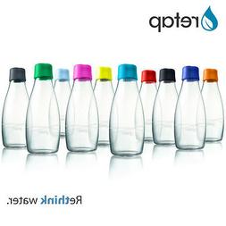 New ReTap 16oz Medium Reusable Glass Portable Drinking Water
