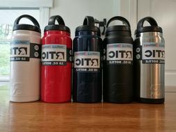 NEW RTIC 18oz Bottle - Stainless/ Black/ Navy/ Red/ White