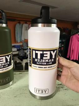 New YETI 36 oz Rambler Bottle White Stainless Steel hot cold