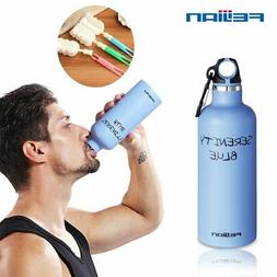 New 750ML Stainless Steel Water Bottle Drinking Gym Sport Ca