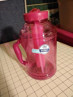 New! Cool Gear- 80oz EZ Freeze Water Bottle with  Handle Ice
