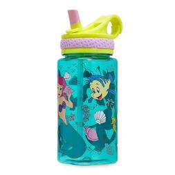 NEW Disney Store Ariel Water Bottle with Straw 16oz The Litt