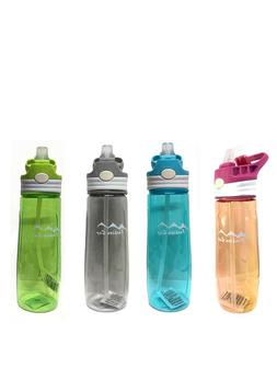 NEW bottle leakproof  push button lid with handle soft touch