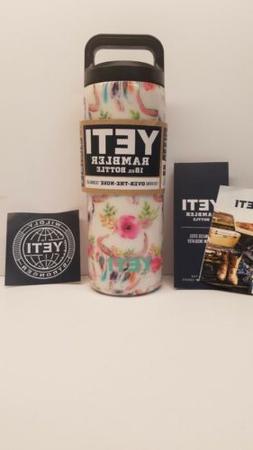 NEW CUSTOM YETI RAMBLER BOTTLE 18 OZ HYDRODIPPED IN BOHEMIAN