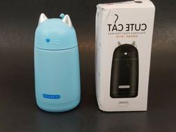 New Cute Cat Thermos Mug, Drinkware Kids Water Bottle Light 