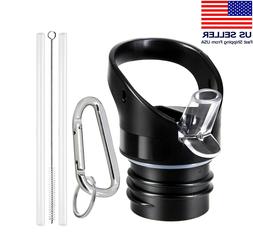 New Double Wall Straw Lid For Hydro Flask 1.8" Wide Water Bo