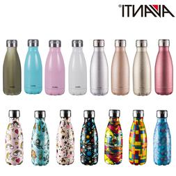 New Avanti Fluid Twin Wall Vacuum Water Bottle 350ml Stainle