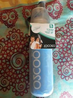 NEW O2Cool MIST N SIP INSULATED Water Bottle and Mister 20oz