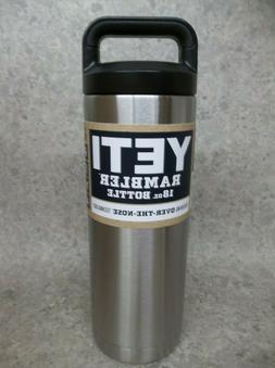 NEW Yeti Rambler 18oz Water Bottle Stainless Steel  ~Free Sh
