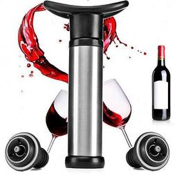 New Reusable Wine Bottle Vacuum Saver Sealer Preserver Pump 