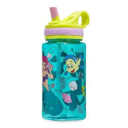 NEW Disney Store Ariel Water Bottle with Straw 16oz The Litt