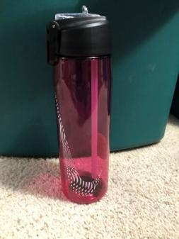 New Nike T1 Flow Swoosh Water Bottle 16 oz Pink School Gym W