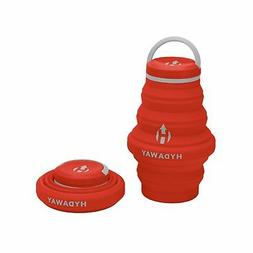 New Hydaway Travel Leakproof Collapsible Water Bottle Sunset