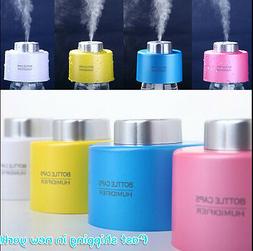 New USB Portable Mini Water Bottle Caps Humidifier Aroma Air