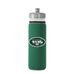 New York Jets Logo Travel Squeeze Plastic Water Bottle 22 oz