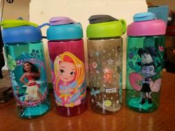 NEW Zak Girls design water bottle 16 oz BPA free Moana vampi