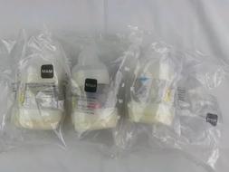 3 Pack & 3 Pacifiers 4.5 Oz Sealed Lot