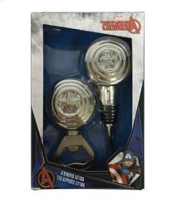 NIP Marvel Avengers Captain America Bottle Opener & Bottle S