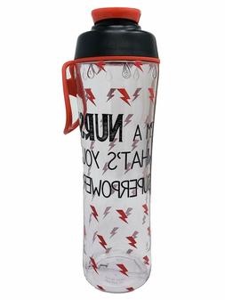 50 Strong Nurse Water Bottle - Bpa Free 24 Oz. W/Carry Loop 