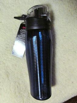 NWT Thermos Black 24 oz Flip-Cap Hydration Water Bottle w/ R