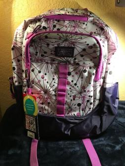 NWT Eastsport Book  Backpack Laptop Sleeve Water Bottle Pock