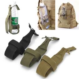 Chic Nylon Hiking Water Bottle Holder Backpack Belt Straps C