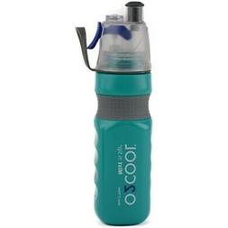 O2 COOL Power Flow Grip Band Bottle with Classic Mist 'N Sip