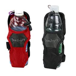 Camping Hiking Nylon Water Bottle Holder Backpack Belt Strap