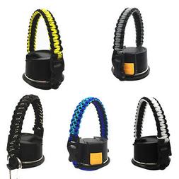Outdoor Water Bottle Carrier Handle Strap With Safety Ring f