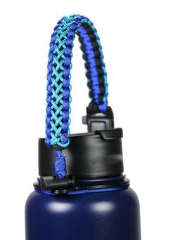 Paracord Handle Strap with Safety Ring & Carabiner for Hydro